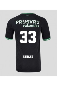 Fotbalové Dres Feyenoord David Hancko #33 Venkovní Oblečení 2024-25 Krátký Rukáv